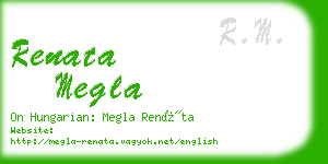 renata megla business card